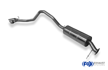Endschalldämpfer Sidepipe, Ausgang an der rechten Fahrzeugseite hinter dem Hinterrad  - 2x115x85 Typ 38 passend für: Ford Raptor
